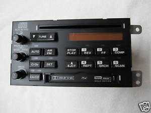 Corvette Bose Gold AM FM Cassette CD player